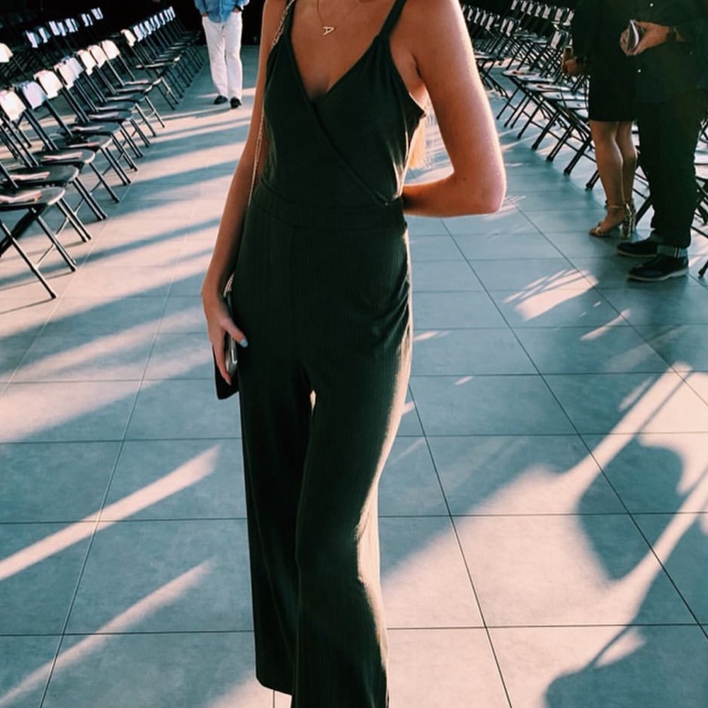 Olive green jumpsuit